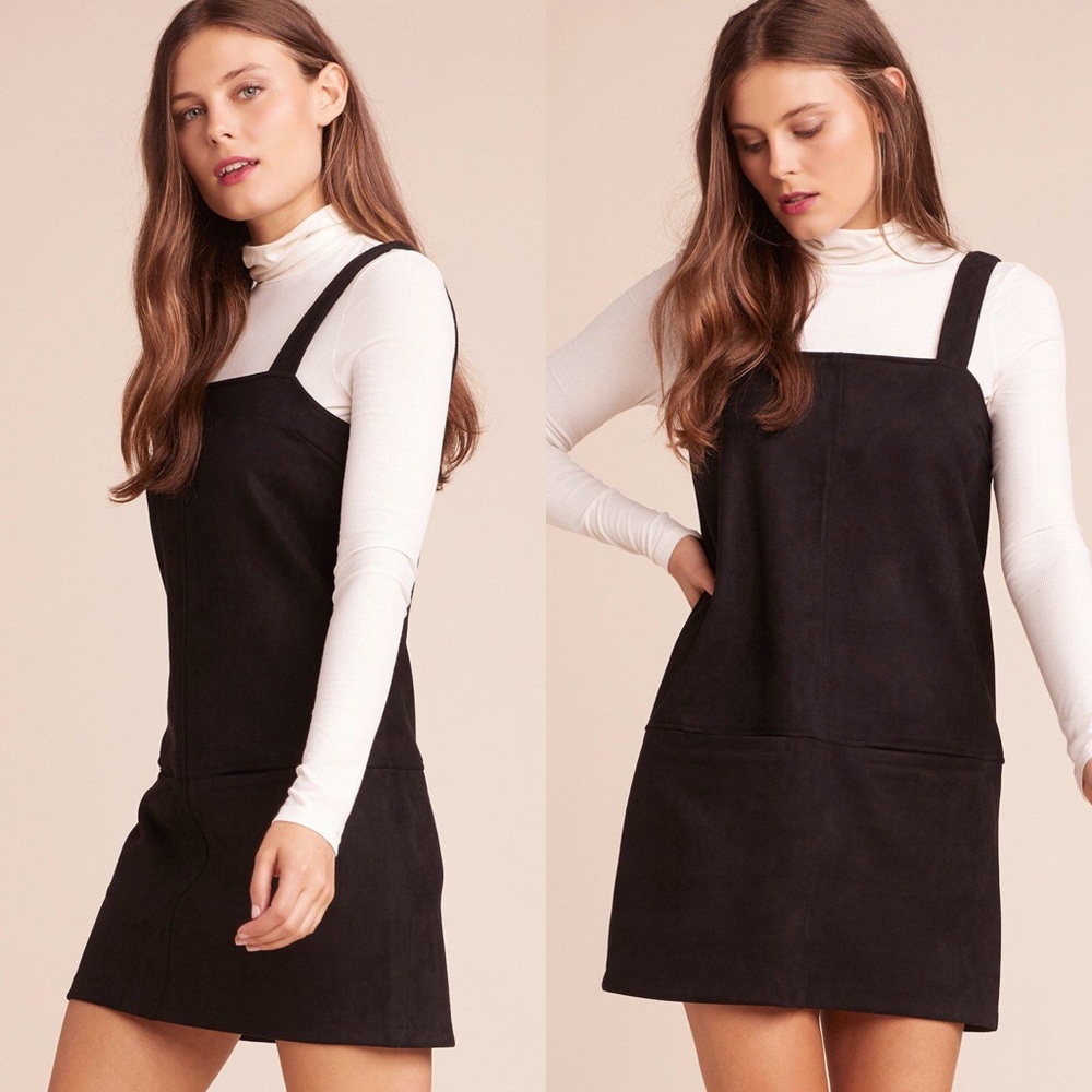 Jack by BB Dakota Black Overall Dress